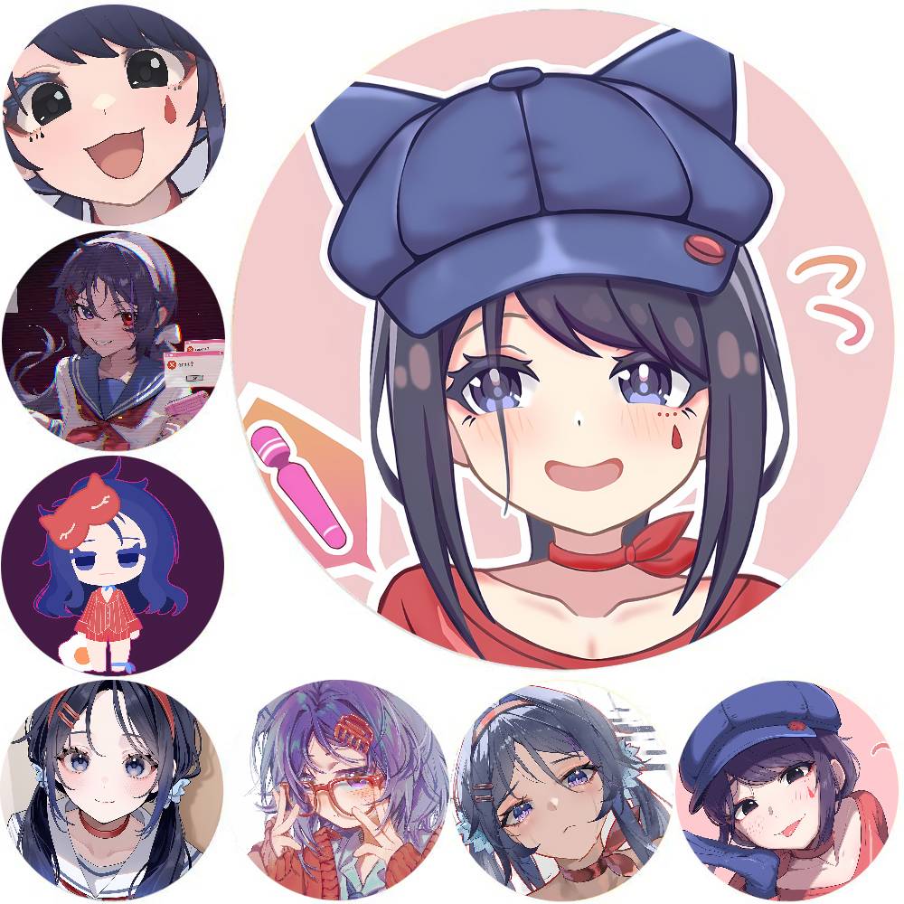 Gaming Accessories In Japan - かわいいプリティホットミタホラーゲームミサイドバッジメタルブローチバッグ服帽子装飾コスプレアクセサリーギフト