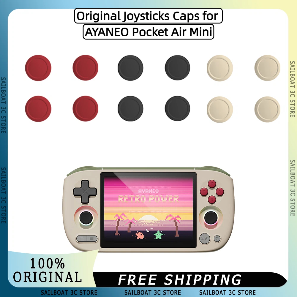 Gaming Accessories Console - オリジナルジョイスティックキャップ AYANEO ポケットエアミニ用オリジナルゲームコンソールジョイスティックキャップ交換用 AYANEO ゲームアクセサリー