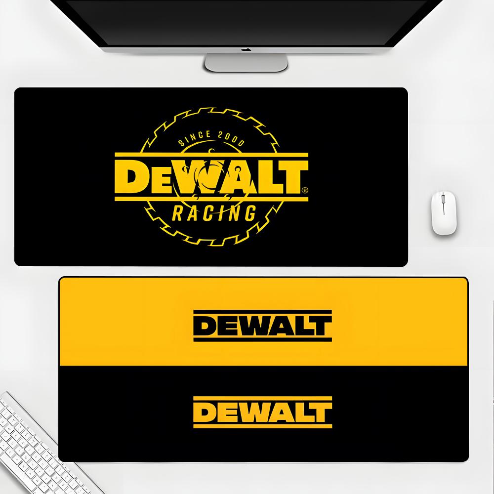 Gaming Accessories For Your Desk - D-DeWalt クールロゴマウスパッドラバーマットラップトップ Xxl マウスパッドノートブックゲーマーコンピュータテーブルゲームアクセサリー