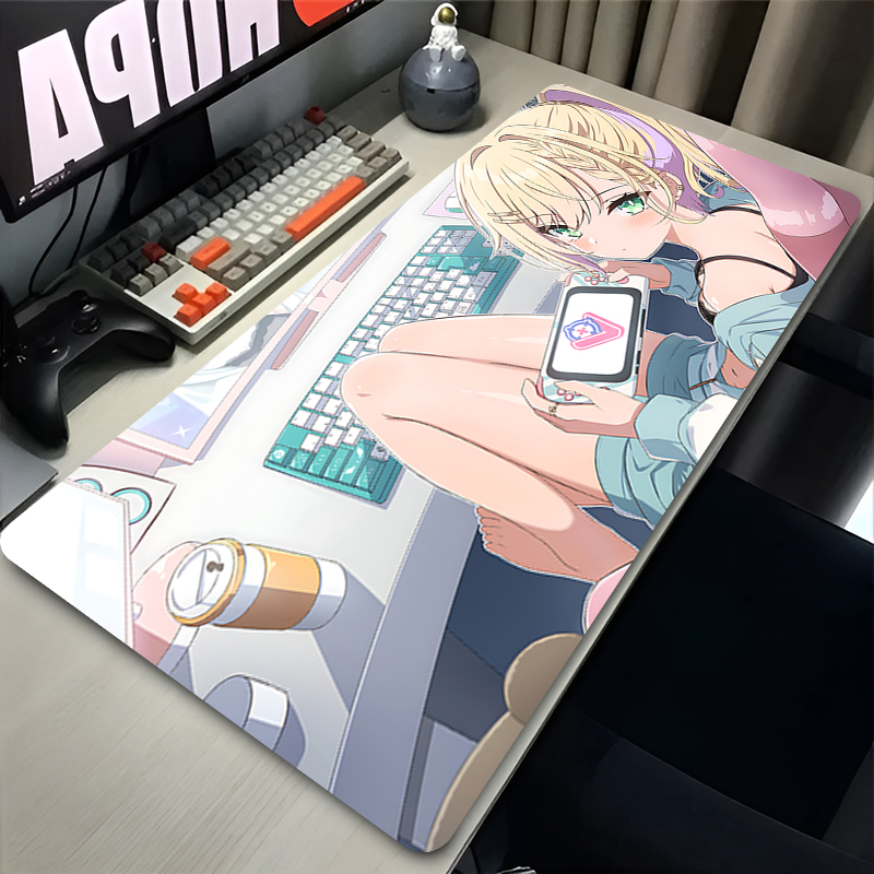 Gaming Accessories For Your Desk - マウスパッド ゲーマー コンピューターアクセサリー キーボード テーブルマット クルミノア