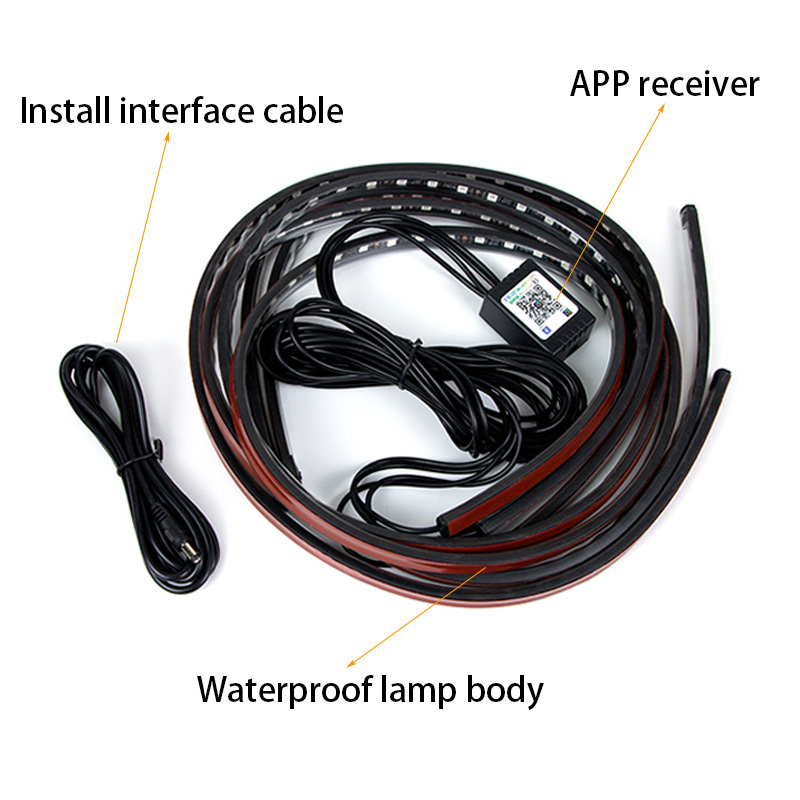 SEAMETAL 車柔軟なアンダーグローストリップライト L - Rgb Hub Sync のレビューと価格