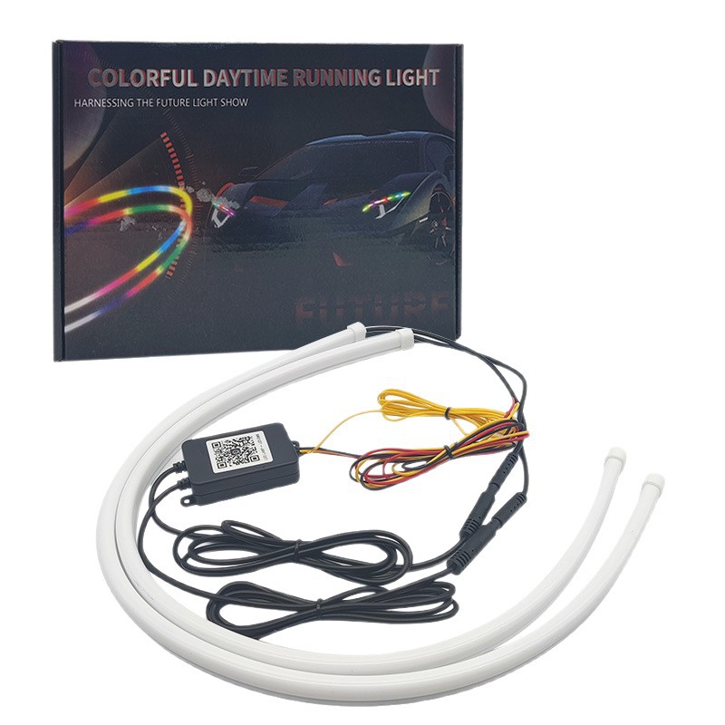 2 個車の LED ストリップライト柔軟な LED ヘッドラ - Rgb Hub Sync のレビューと価格