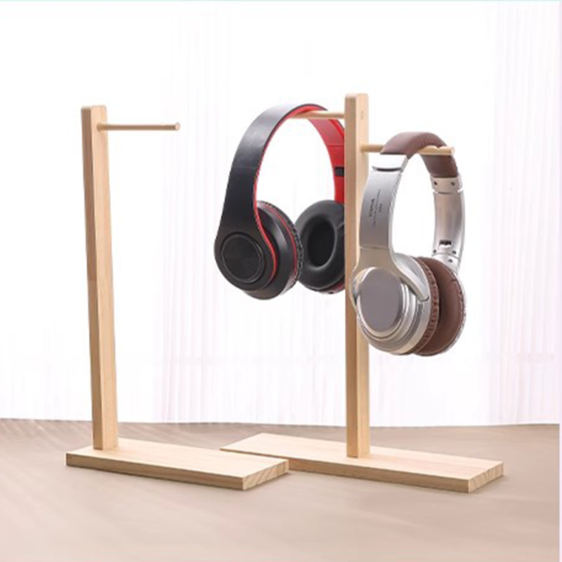 木製ヘッドフォンスタンドイヤホンディスプレイラックハンガーブ - Gaming Accessories Rack のレビューと価格