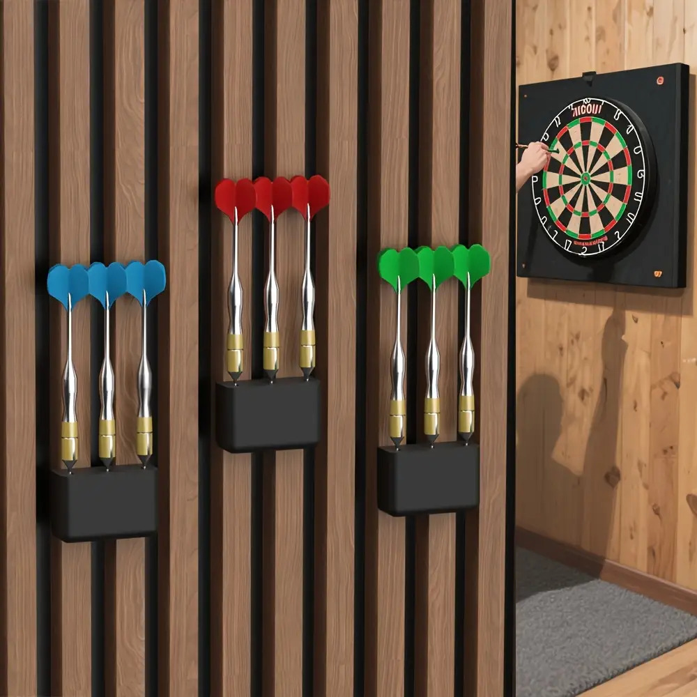 1Pc ダーツラック穴あけ不要防音ボードダーツホルダーホーム - Gaming Accessories Rack のレビューと価格