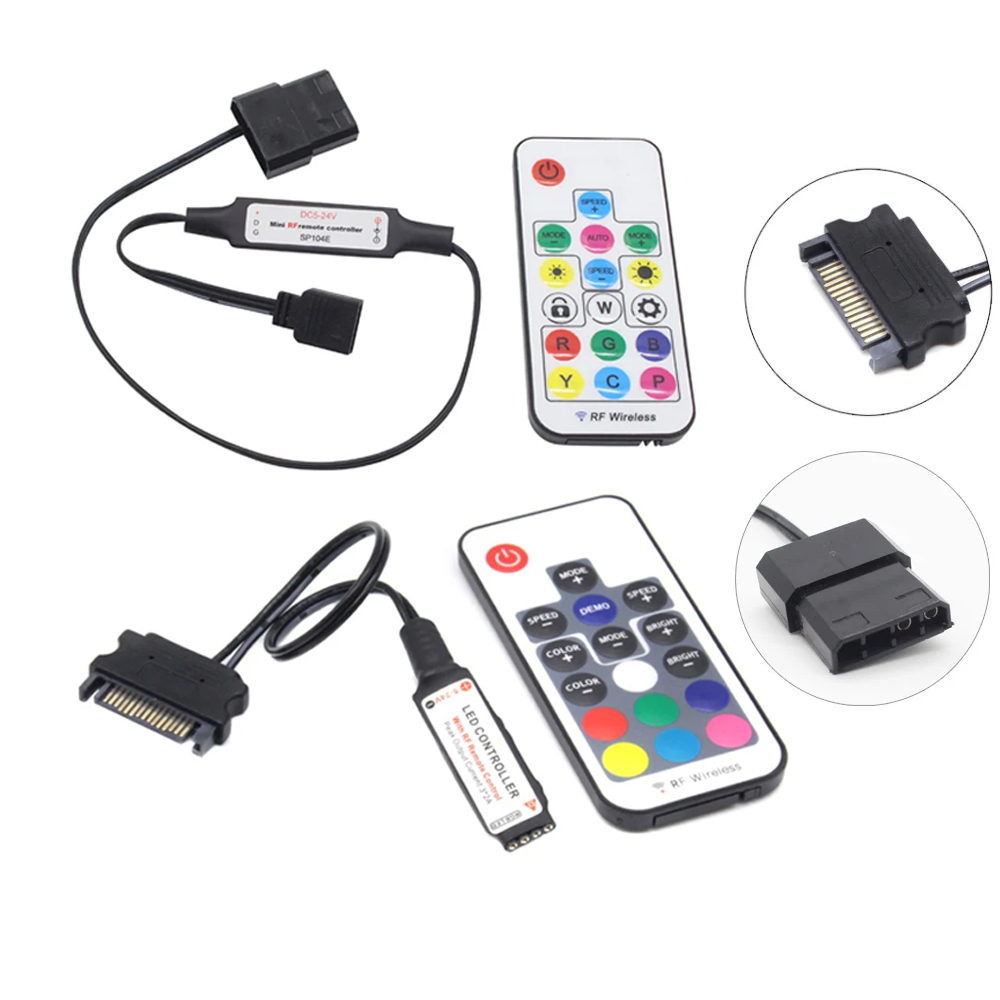 SATA モレックス RGB コントローラ 5V 3Pin  - Rgb Hub Sync のレビューと価格