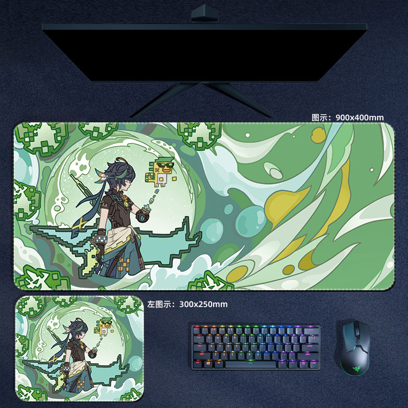 Genmin-漫画のマウスパッド,mu,dao,niahid - Gaming Accessories For Desk のレビューと価格