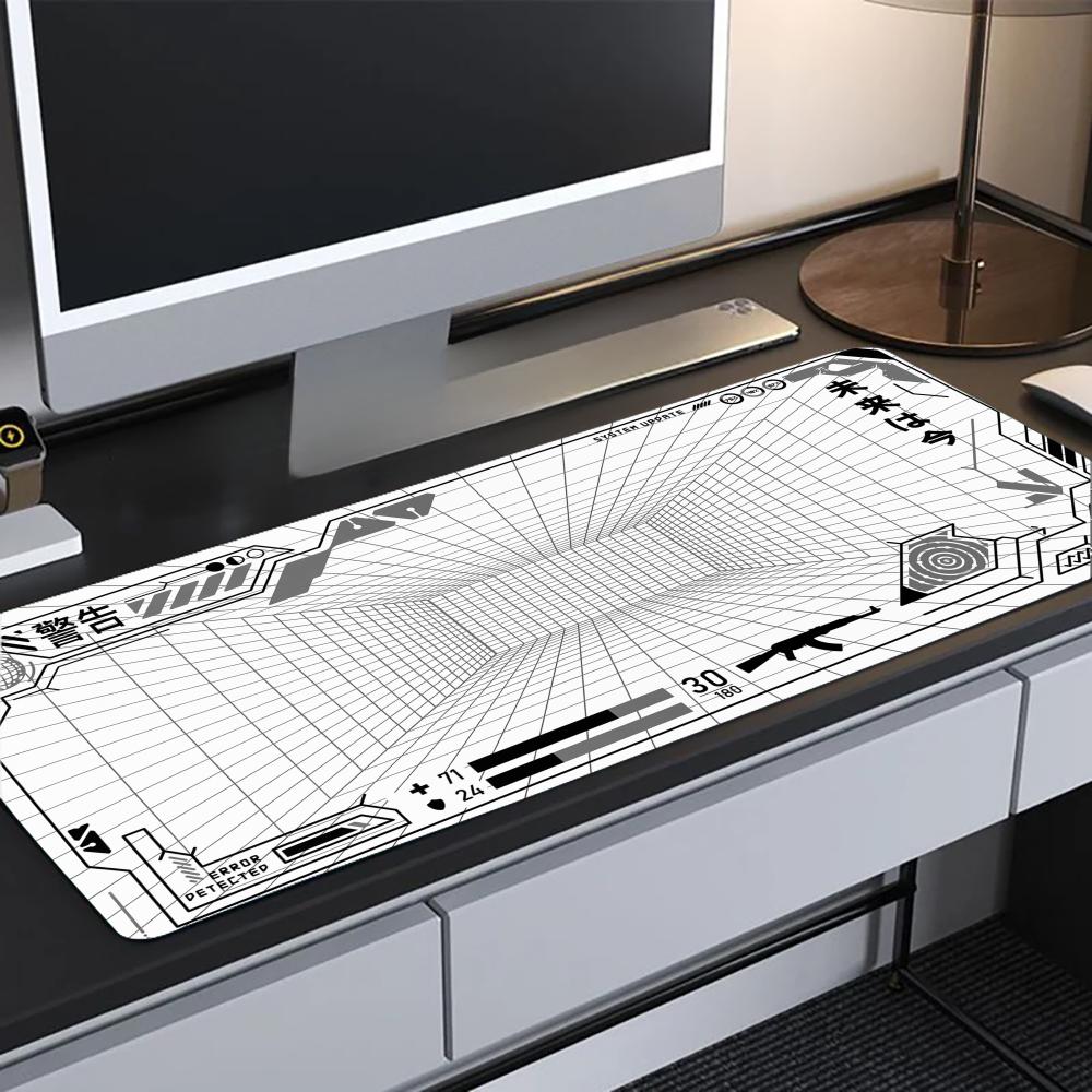 パースペクティブグリッドデスクマット ゲーミングマット パッ - Gaming Accessories For Your Desk のレビューと価格