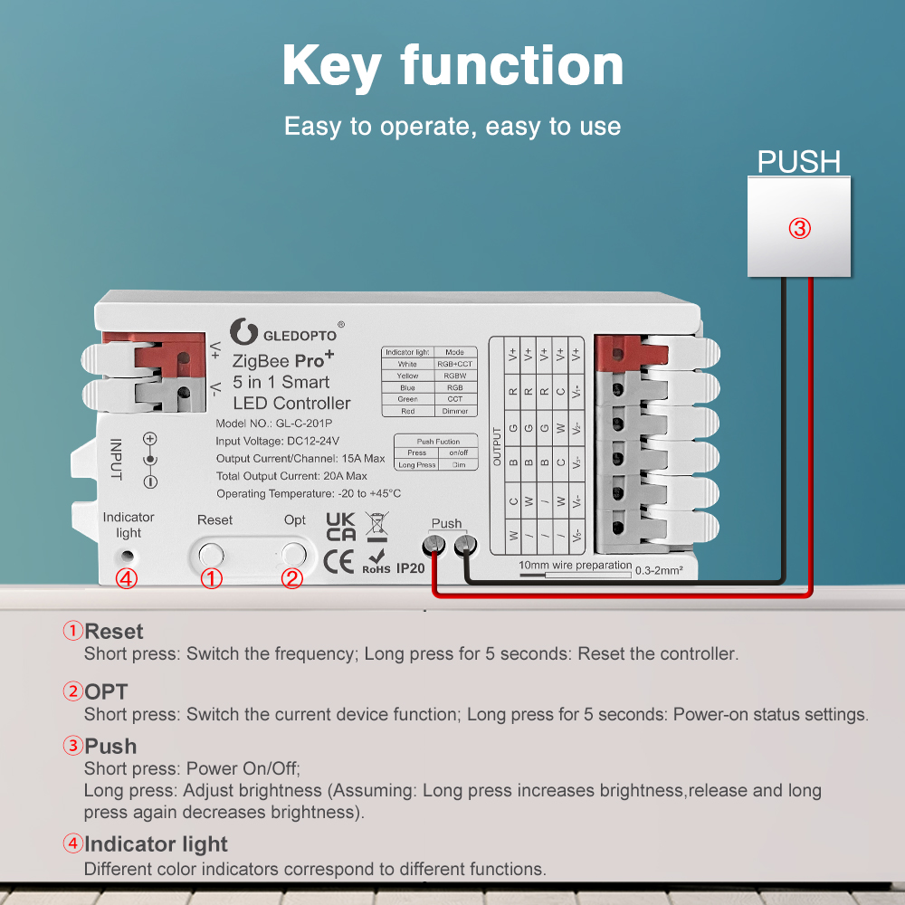 GLEDOPTO ZigBee 3.0 Pro+ 2 in  - Rgb Hub Sync のレビューと価格