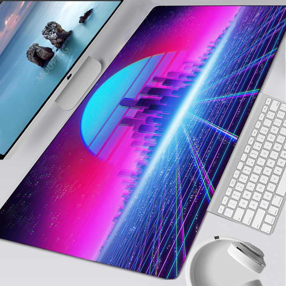 Vaporwave マウスパッド Retrowave/syn - Gaming Accessories For Your Desk のレビューと価格