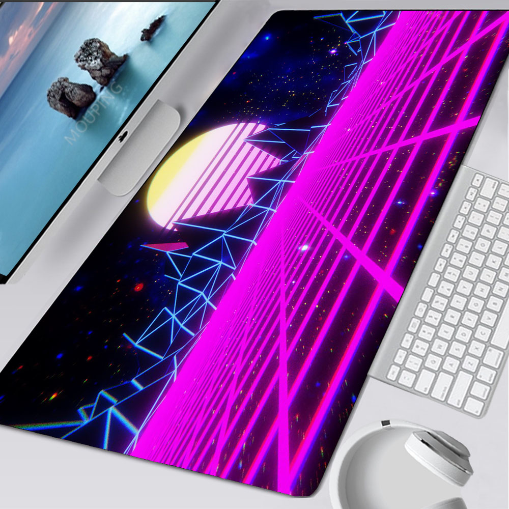 Vaporwave マウスパッド Retrowave/syn - Gaming Accessories For Your Desk のレビューと価格